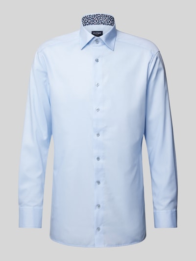 OLYMP Regular Fit Business-Hemd mit Under-Button-Down-Kragen Bleu 2