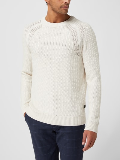 Tom Tailor Denim Pullover mit Raglanärmeln Beige 4