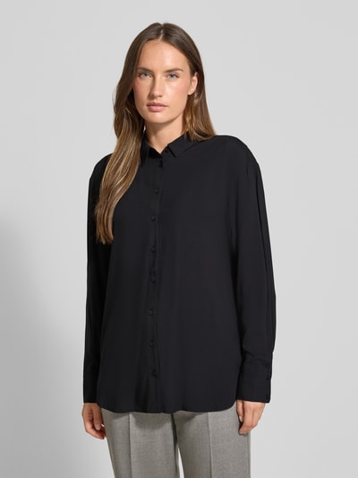 Christian Berg Woman Regular fit overhemdblouse met knoopsluiting Zwart - 4