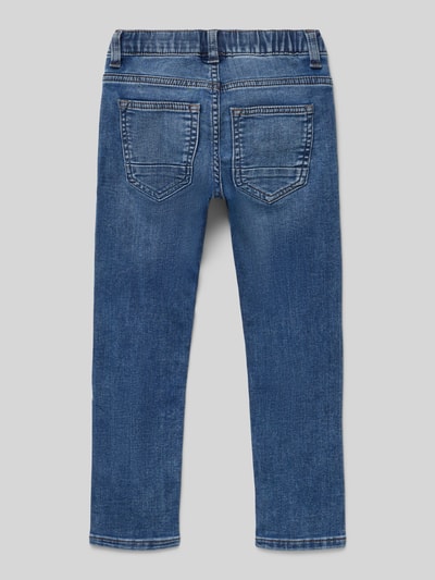 s.Oliver RED LABEL Jeansy o kroju straight fit z mieszanki bawełny Ciemnoniebieski 3