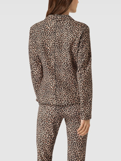 Marc Cain Blazer met dierenprint Zwart - 5