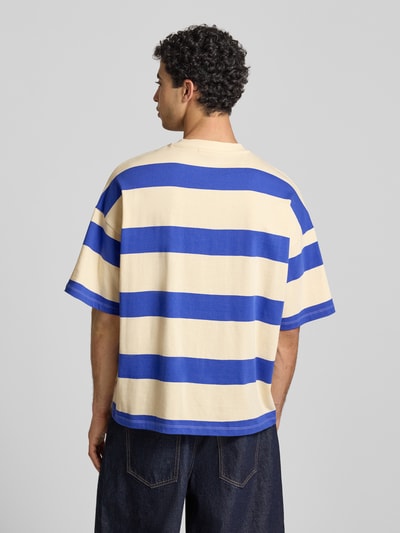 Blend T-Shirt mit Streifenmuster Modell 'KAVEH' Blau 5