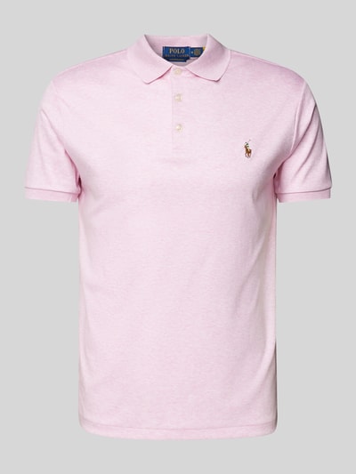 Polo Ralph Lauren Poloshirt mit Label-Stitching Pink 2