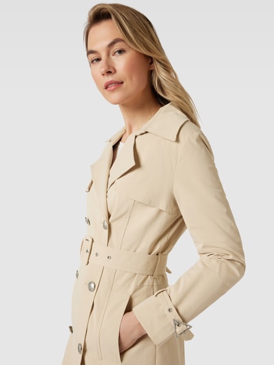 Guess Trenchcoat aus Viskose-Elasthan-Mix Sand 3