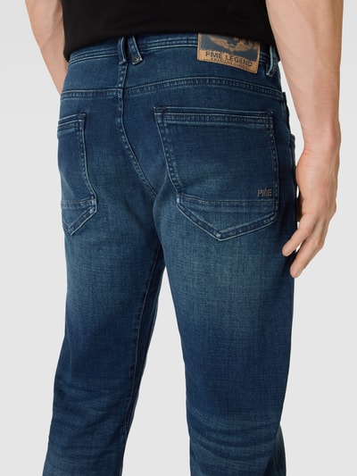 PME Legend Jeans met labeldetail, model 'Tailwheel JEA' Donkerblauw - 3