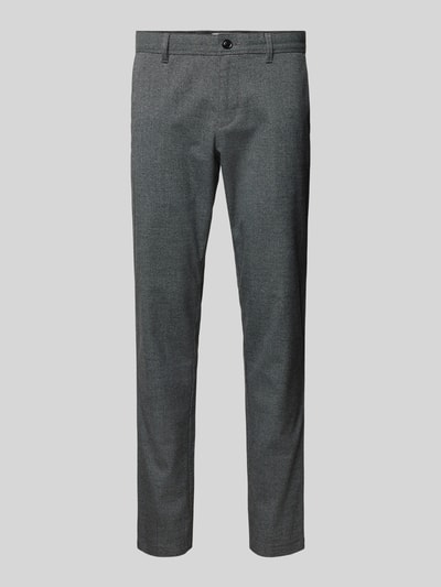 Roy Robson Slim fit broek met steekzakken Antraciet - 2