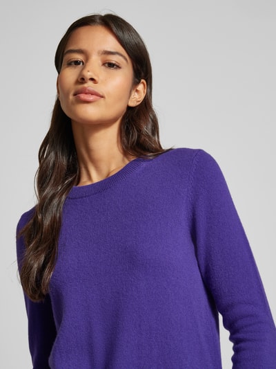 Christian Berg Woman Gebreide pullover met structuurmotief Violet - 3