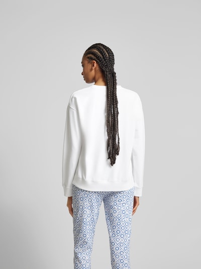 Juvia Sweatshirt mit Statement-Print Weiss 5