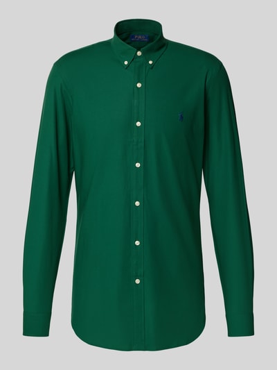 Polo Ralph Lauren Freizeithemd mit Knopfleiste Dunkelgruen 2