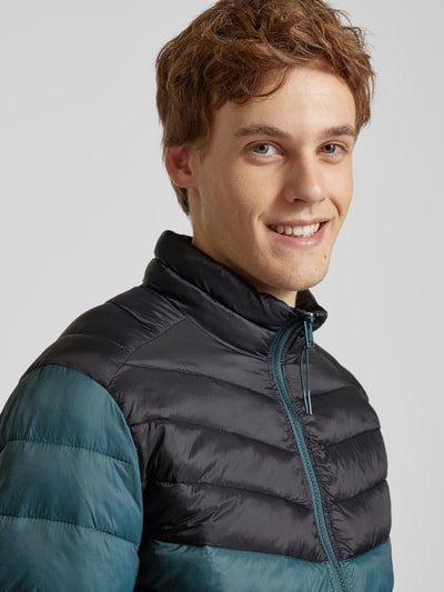 Jack & Jones Gewatteerd jack met opstaande kraag, model 'SPRINT' Petrol - 3