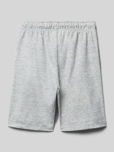 Productfoto, Sweatshorts met logo en elastische tailleband van CHAMPION, katoenmix, relaxed fit, lichtgrijs, maat 140, context: kinder sweatshorts