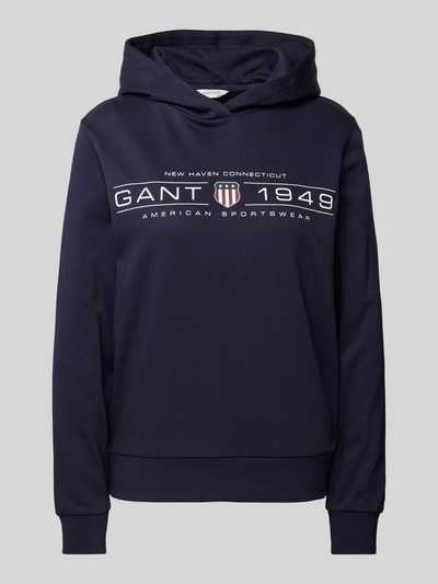 Gant Hoodie met capuchon Marineblauw - 2