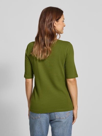 Tom Tailor Regular Fit T-Shirt aus Baumwoll-Mix Gruen 5