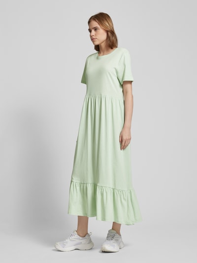 Only Midikleid in unifarbenem Design Modell 'MAY' Mint 1