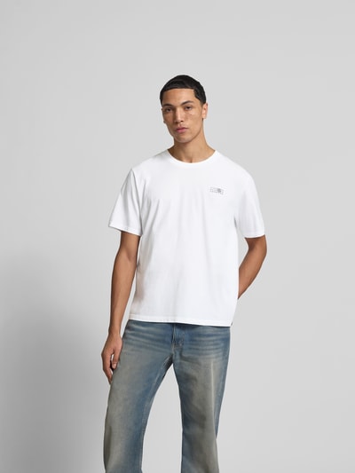 MM6 Maison Margiela T-Shirt mit Label-Print Weiss 4