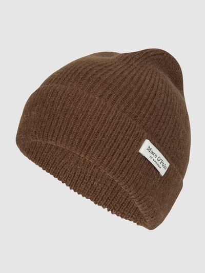 Marc O'Polo Beanie van alpacamix Lichtbruin - 1