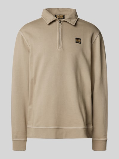 Superdry Sweatshirt mit Label-Detail Beige 1