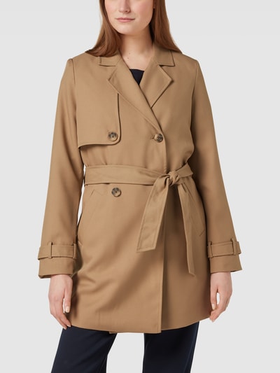 Vero Moda Outdoor Trenchcoat mit Bindegürtel Modell 'CELESTE' Beige 4