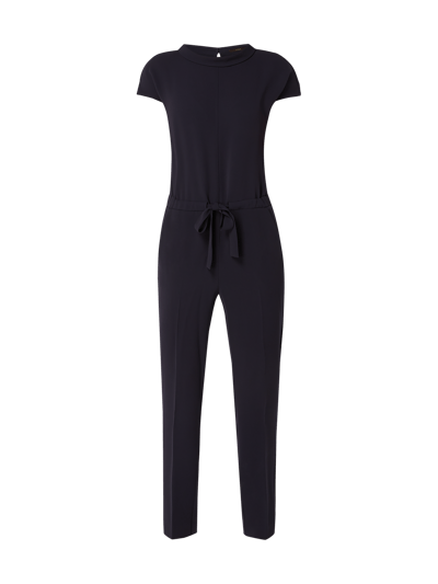 Windsor Jumpsuit van crêpe met persplooien  Donkerblauw - 2