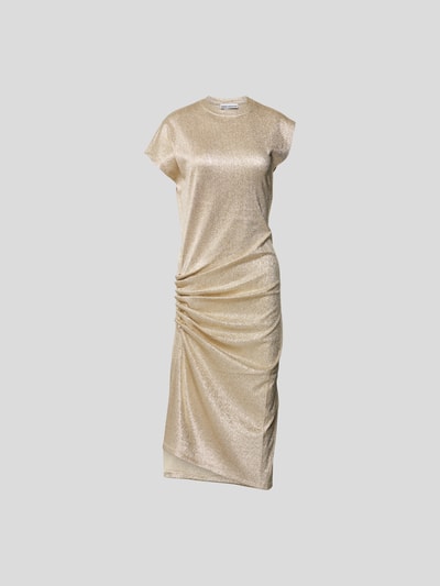 Rabanne Midikleid in schimmernden Design Gold 2