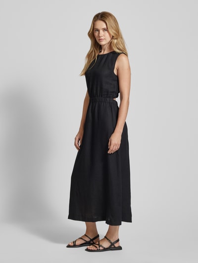 Marc O'Polo Leinenkleid mit Rundhalsausschnitt Black 1