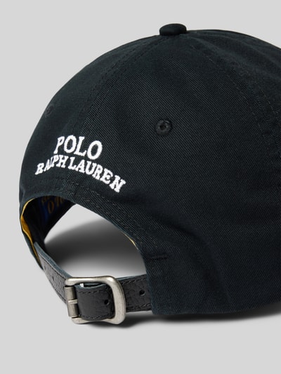 Polo Ralph Lauren Basecap mit Motiv- und Label-Stitching Black 3