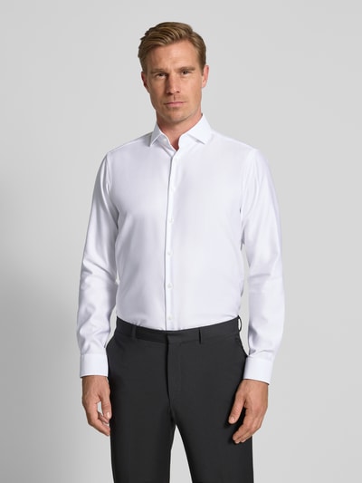 Jake*s Regular Fit Business-Hemd mit Haifischkragen Weiss 4