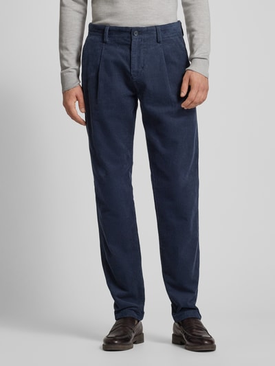 Marc O'Polo Tapered Fit Cord-Hose aus reiner Baumwolle Modell 'OSBY' Marine 4