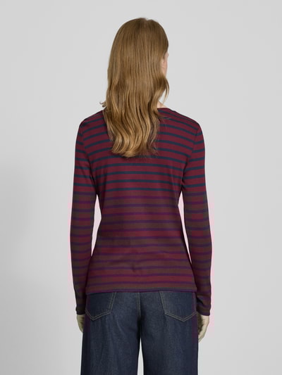 Christian Berg Woman Bluzka z długim rękawem z dekoltem okrągłym Wiśniowy 5