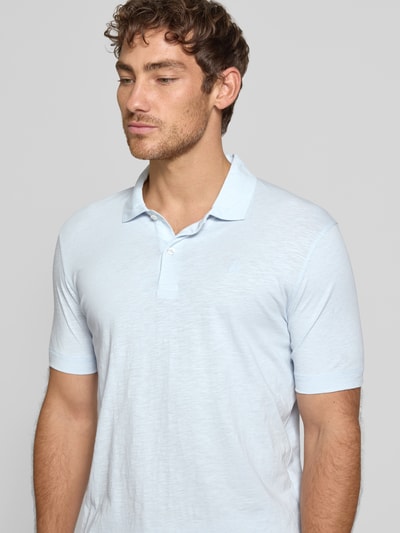 Marc O'Polo Regular Fit Poloshirt aus reiner Baumwolle Bleu 3