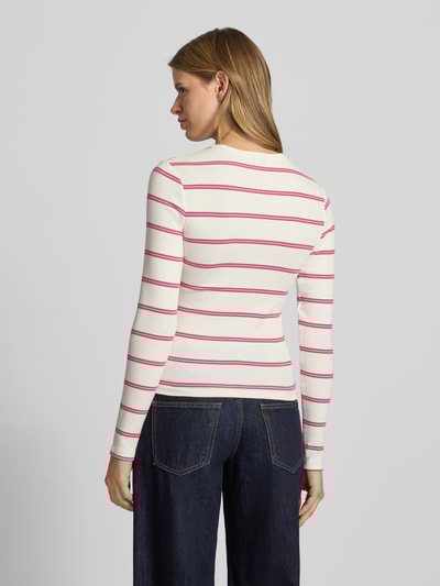 Tommy Jeans Slim fit shirt met lange mouwen van katoenmix Offwhite - 5