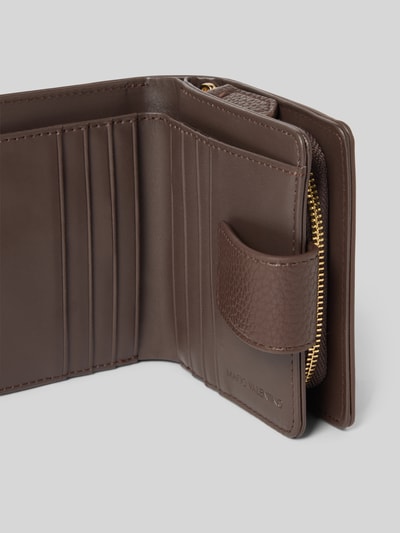 VALENTINO BAGS Portemonnee in leerlook, model 'ALEXIA' Donkerbruin - 3