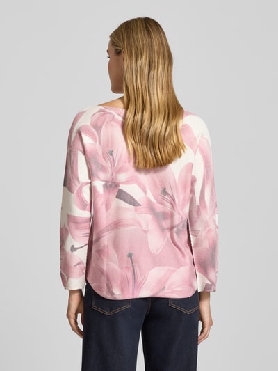 ZABAIONE Langarmshirt aus Viskose-Mix mit Rundhalsausschnitt Altrosa 5