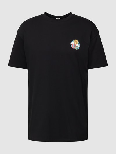 URBAN CLASSICS T-Shirt mit Motiv-Print Modell 'Cloudy Tee' Black 2