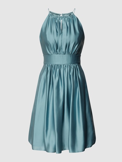 Swing Cocktailkleid mit Raffungen Bleu 2