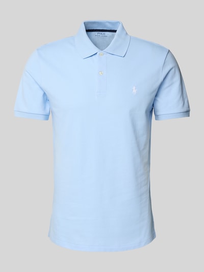 Polo Ralph Lauren Tailored fit poloshirt met logostitching Lichtblauw - 2