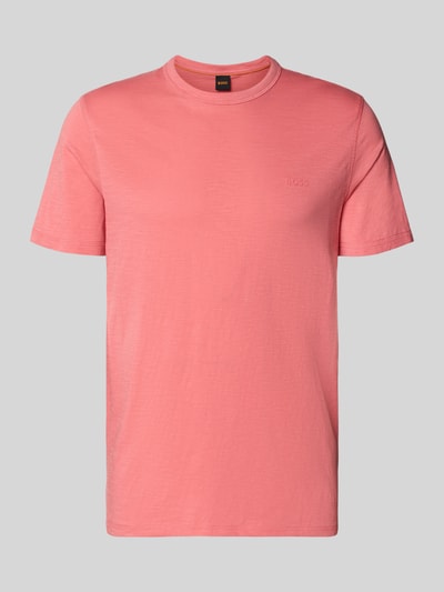 Produktfoto, Regular Fit T-Shirt aus reiner Baumwolle Modell 'TEGOOD' von BOSS Orange, Optik: Unifarben, Logo-Detail, Rundhals, Kurzarm