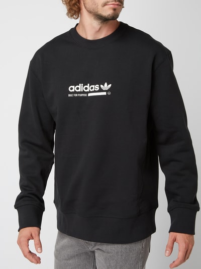 adidas Originals Bluza z nadrukiem z logo Czarny 3