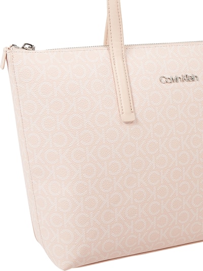 CK Calvin Klein Shopper mit Logo-Muster  Hellrosa 5