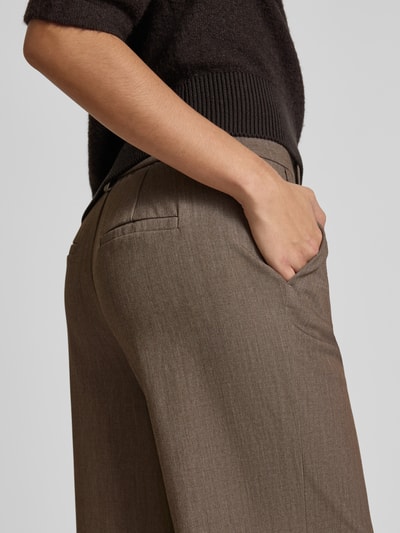 Vila High Waist Wide Leg Hose Modell Modell 'VIANA' Taupe 3