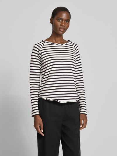 Smith and Soul Longsleeve mit Rundhalsausschnitt und Rollsaum Black 4