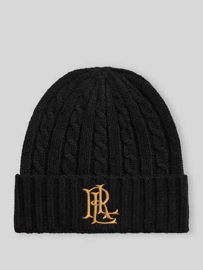 Lauren Ralph Lauren Muts met brede omslagrand Zwart - 1
