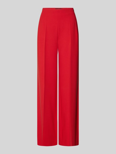windsor. Stoffen broek met achterzakken Rood - 2