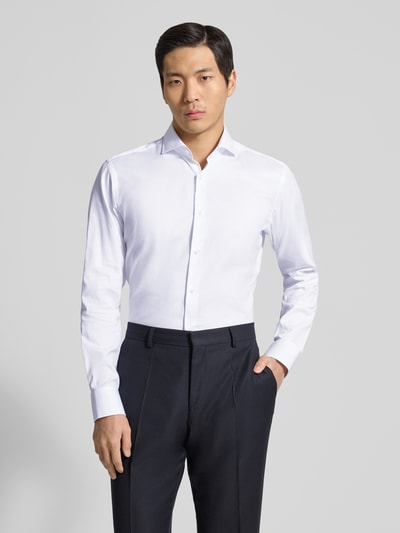 BOSS Koszula biznesowa o kroju regular fit z czystej bawełny model 'H_JOE-SP-C1' Biały 4
