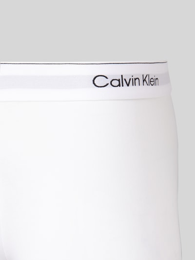 Calvin Klein Underwear Regular Fit Trunks aus Baumwoll-Mix im 3er-Pack Weiss 2