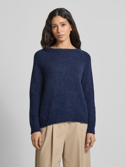 Weekend Max Mara Relaxed Fit Strickpullover aus Alpaka-Mix Modell 'GHIACCI' Marine 4