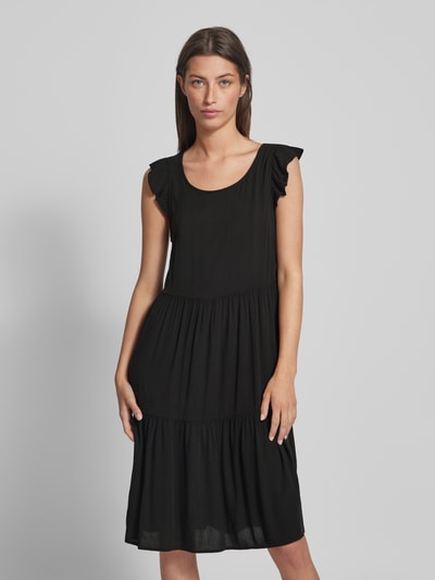 ICHI Sukienka mini z efektem stopniowania model ‘MARRAKECH’ Czarny 4