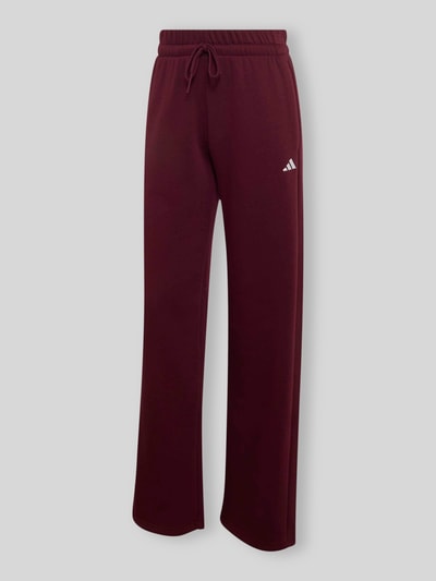 adidas Sportswear Spodnie dresowe o kroju regular fit z mieszanki bawełny model 'W SL FC PT' Bordowy 2