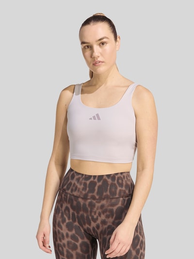 adidas Sportswear Sport-BH mit Logo Print und Rücken-Detail Hellrosa 4