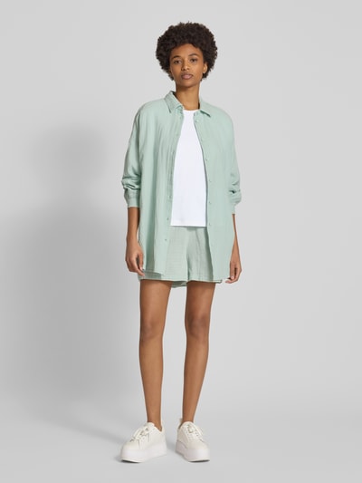 Only Regular Fit Shorts aus reiner Baumwolle Schilf 1